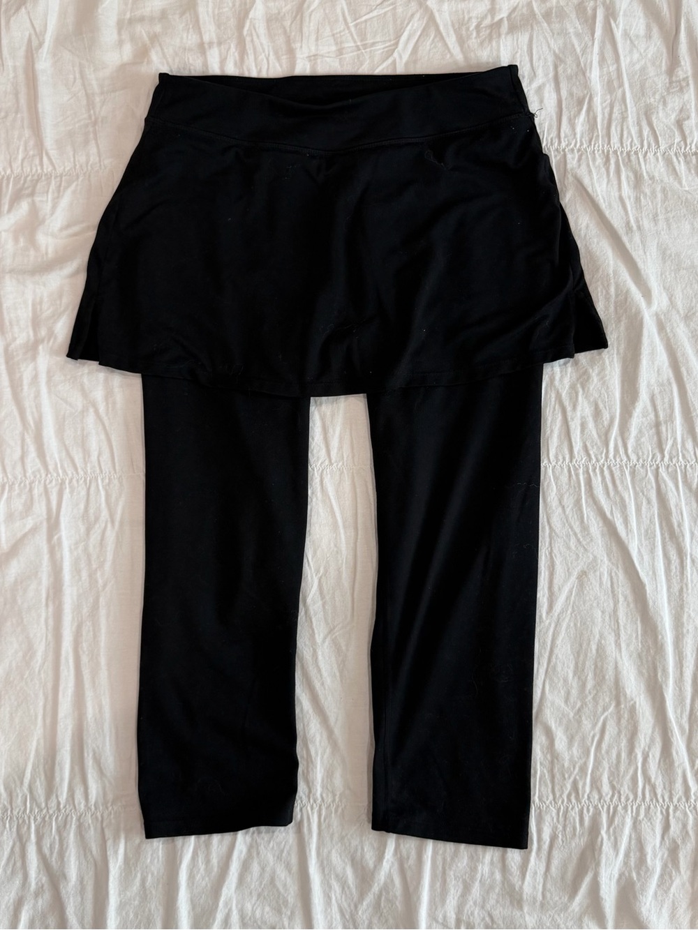 Athletic Skirted Capri Leggings